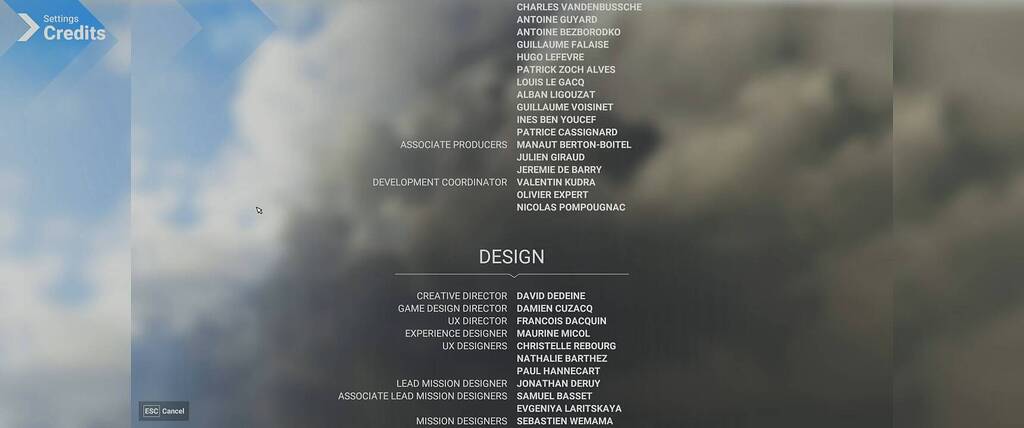 Credits Menu Developer Credits screen not playing fully, keeps exiting to menu part ...