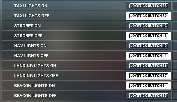 default lights
