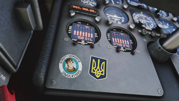 C310 Scruffy Sticker DoF