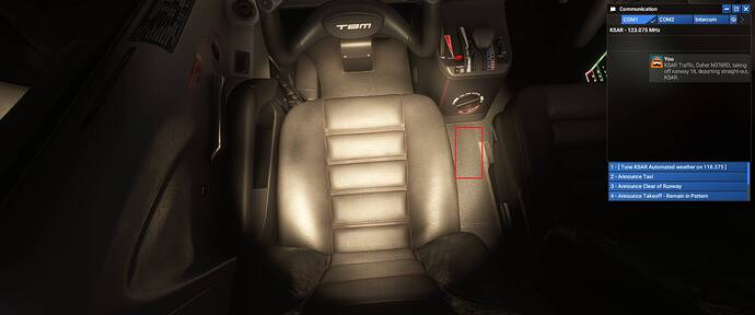 actual TBM930 emergency gear handle location