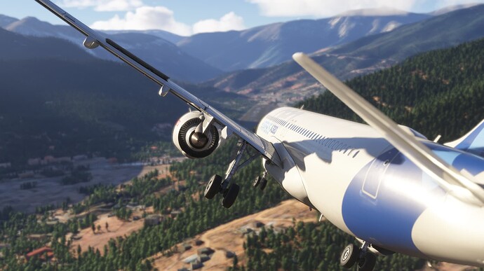 A320Neo on final for Paro photo 6