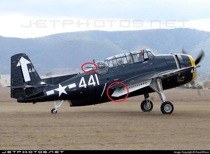 centre flaps + turret gun