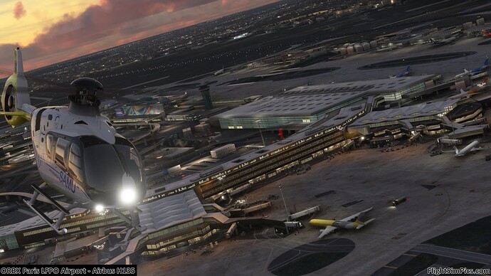 a 20240301 eu Paris ORBX LFPO Airport Airbus H135 014 best detail