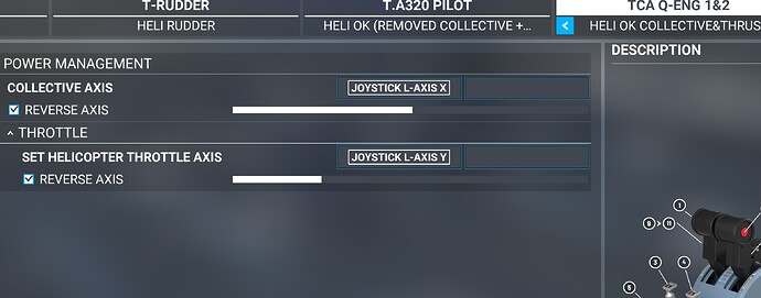 Heli power mgmt on TCA QUADRANT