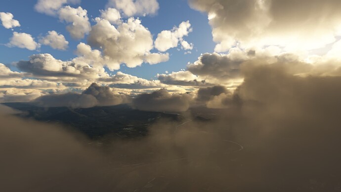 MSFS Scattered Clouds 2024