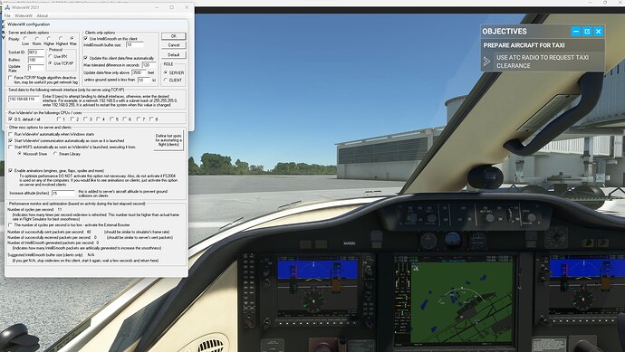 Server Screenshot Main monitor Instruments Only