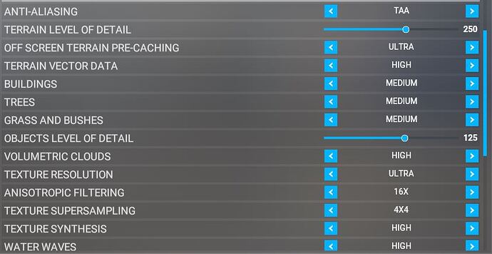 MSFS settings 1