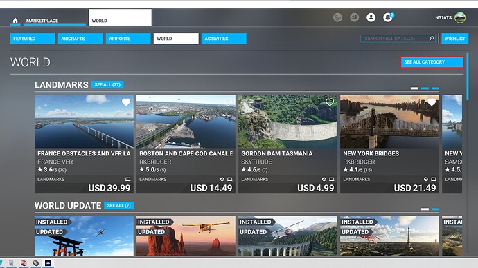 Marketplace See All Category
