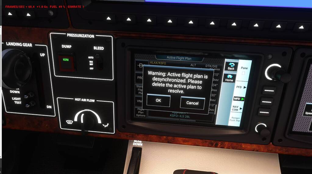 G3000 by WT errant message - Aircraft & Systems - Microsoft Flight ...