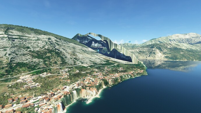 A SEVERE seam a little east of Pisak, between Split and Makarska