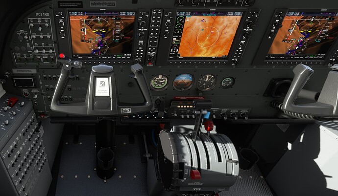 208 throttle in landing challenge