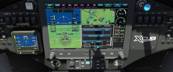 X-cub tracking in GPS mode