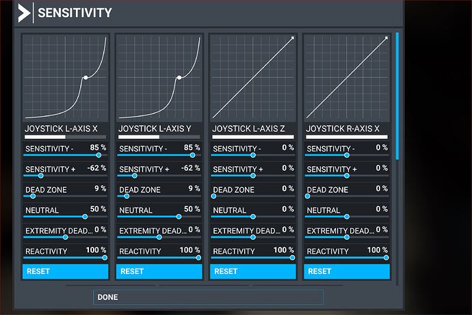 A320 FBW Quadrant thrust sensitivity setting -- 2