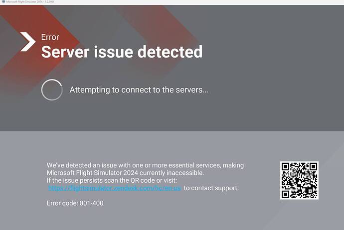 2025-06-24 10_26_26-Microsoft Flight Simulator 2024 - 1.2.10.0 - Server issue
