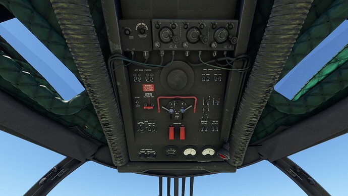 C-46 Overhead Panel View
