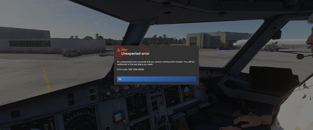 Career Mode Unexpected Error 308-1006-00000 & 309-1006-00000 - User ...