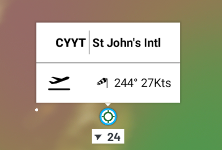 CYYT #1 map view