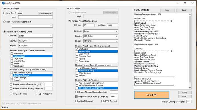 [Freeware Release] LetsFly v1.1 - Flight planning tool - Tools ...