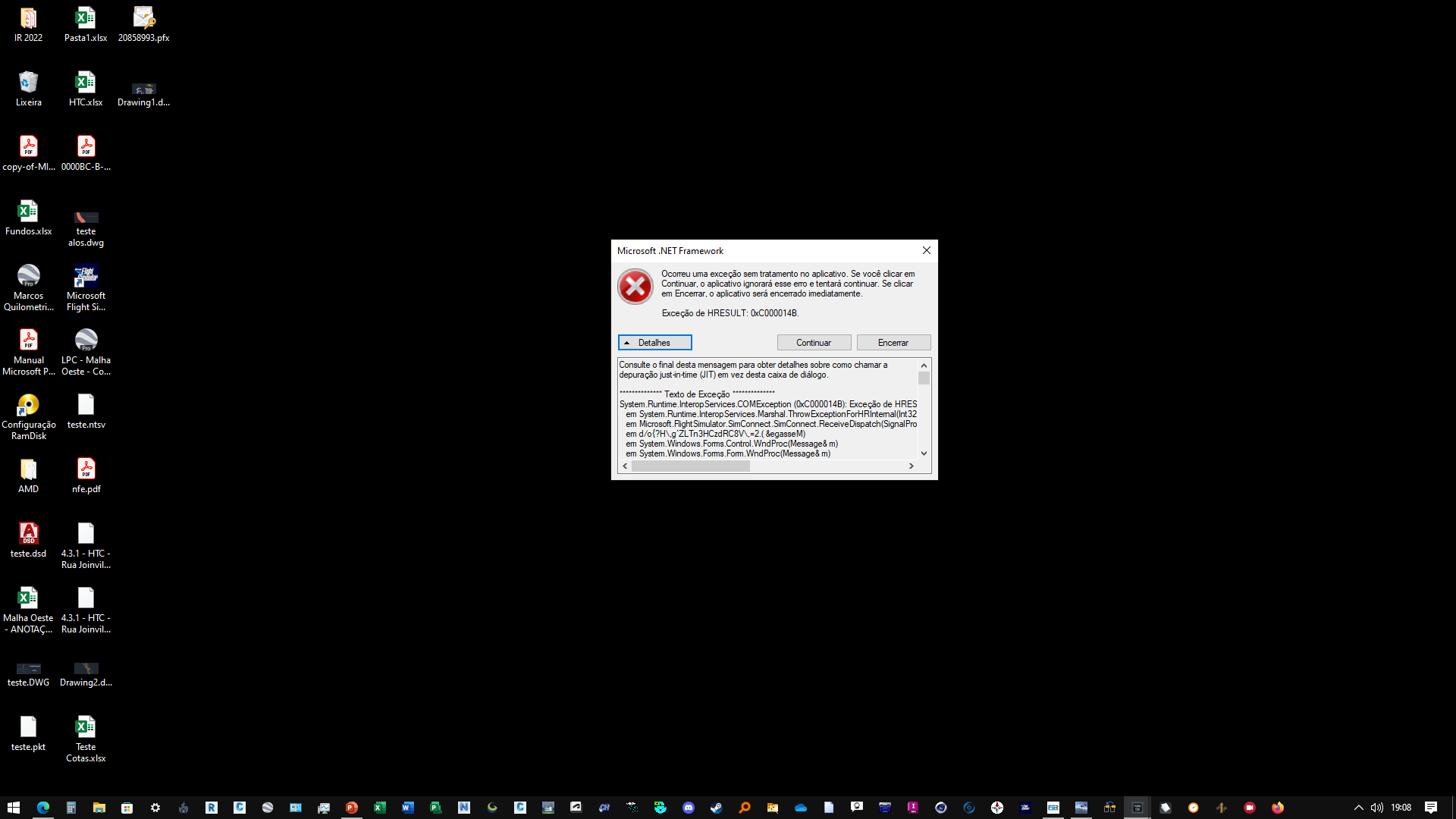 MSFS Application Error - memory could not be read - Page 55 - Resolved ...
