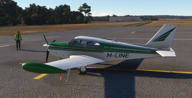 MSFS2020, A2A Comanche, 3rd-party livery