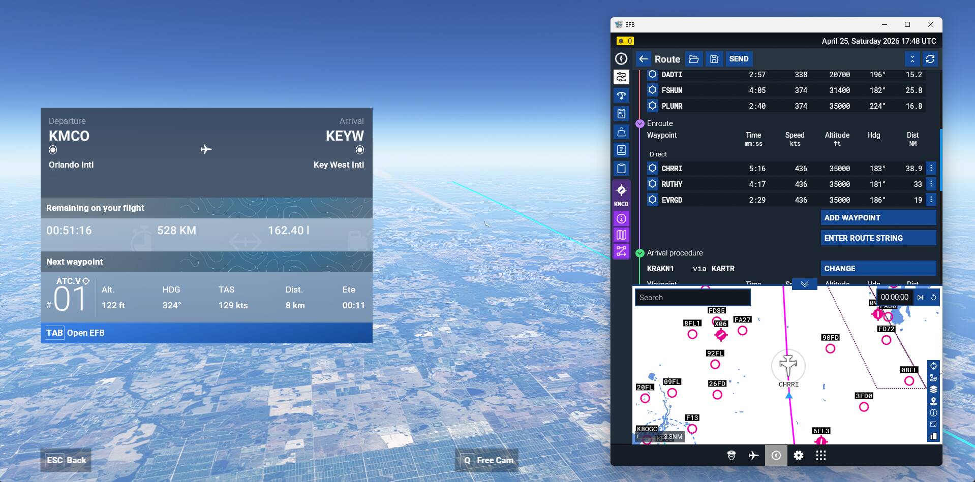 Flight Progress information on the pause window is stuck - User ...