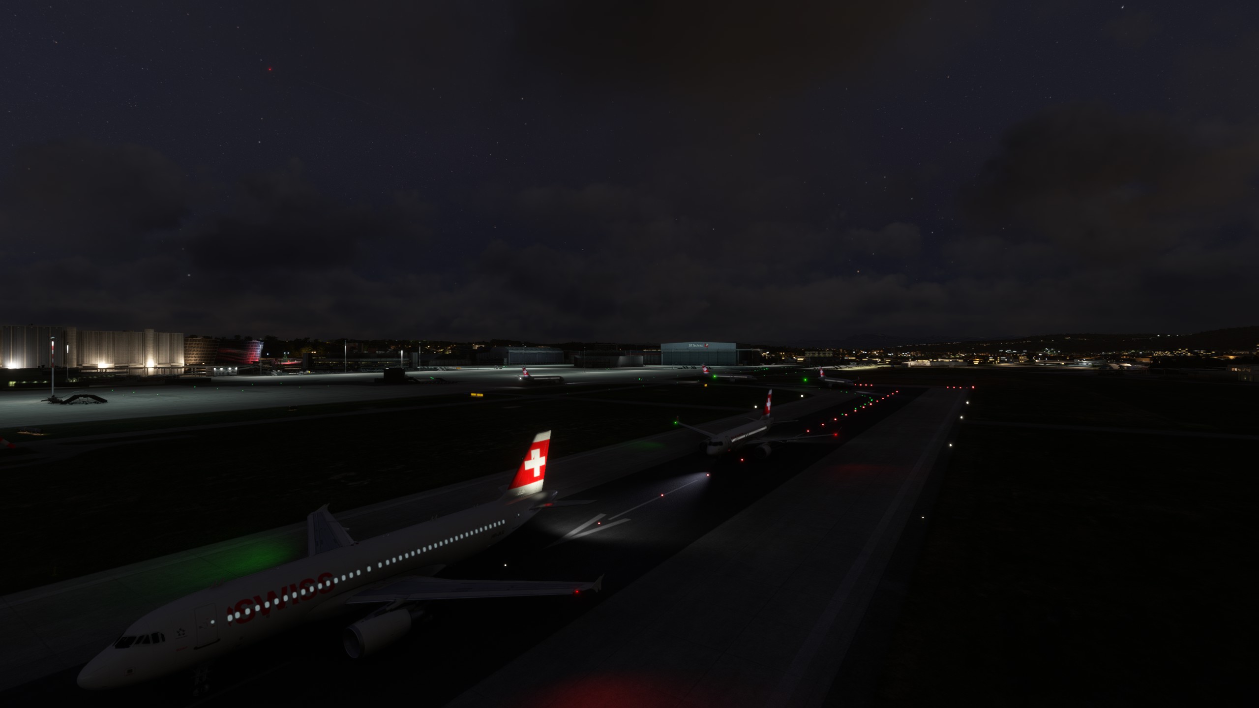 LSZH RWY 34 traffic stack up and don't take off - ATC, Traffic