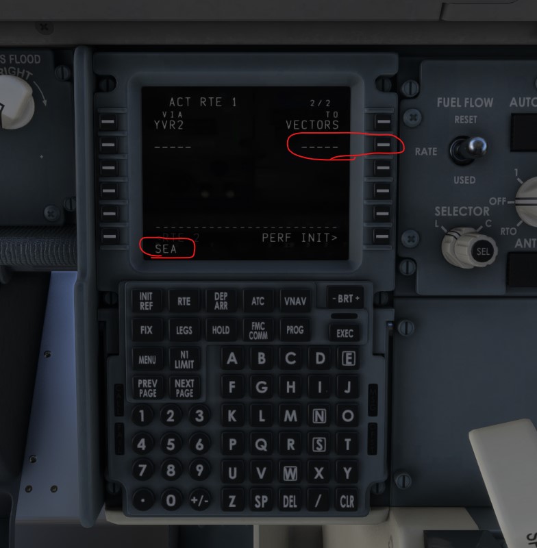 ASOBO 737 FMC RTE Config - Aircraft & Systems - Microsoft Flight ...