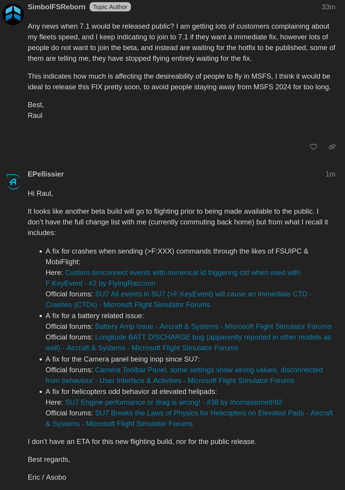 [Polls] Microsoft Flight Simulator 2024 Sim Update 7 Feedback (PC/Xbox ...