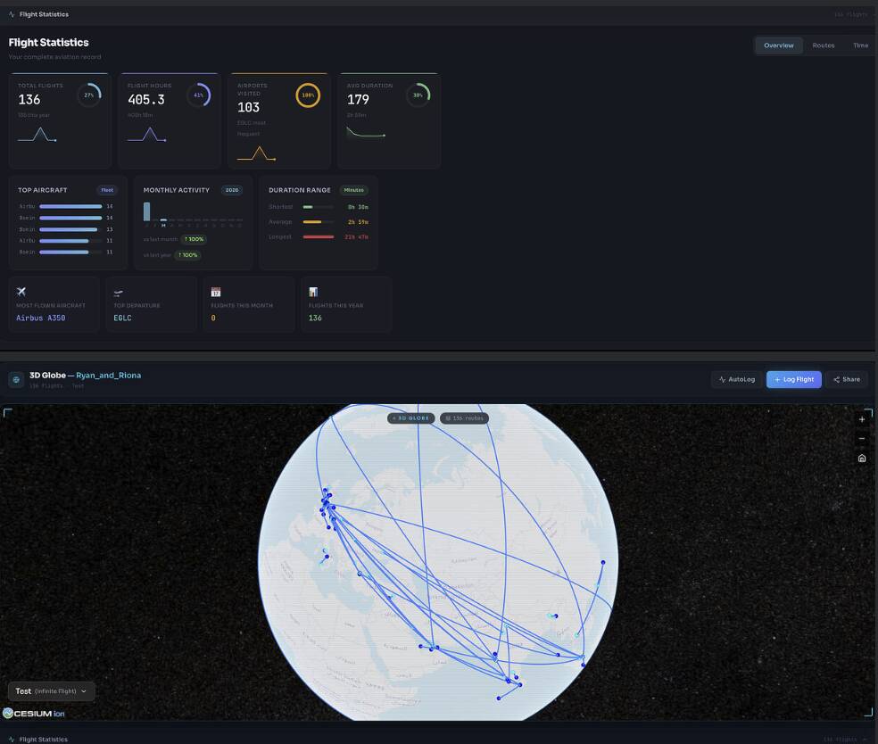 AeroLog - A Unique Feature Rich Flight Logging Software! | For MSFS ...