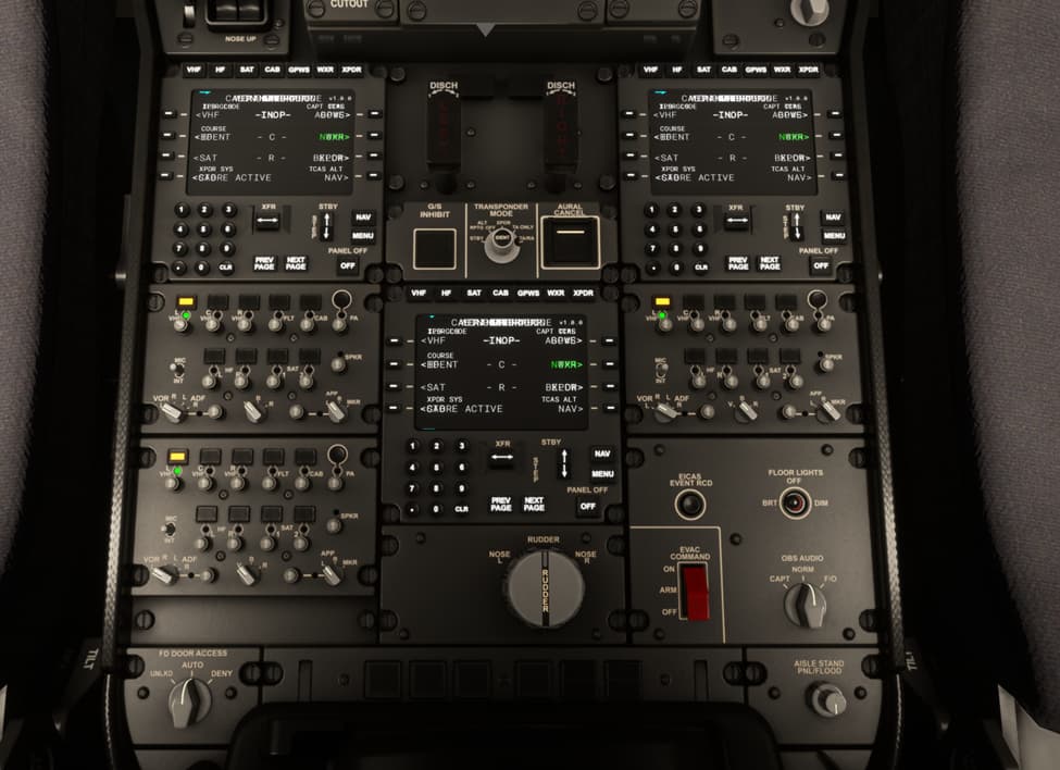 That Button Inoperable 787 not working - missing screens, inoperable buttons and garbled ...