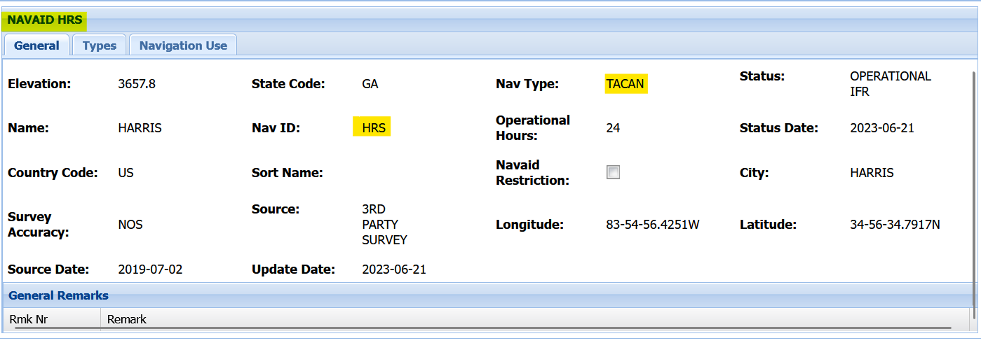Can't tune HRS Navaid (Harris, North Carolina 109.8) in Cessna 152 ...