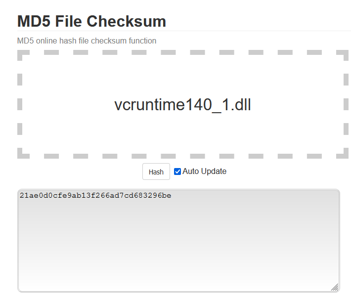 checksum