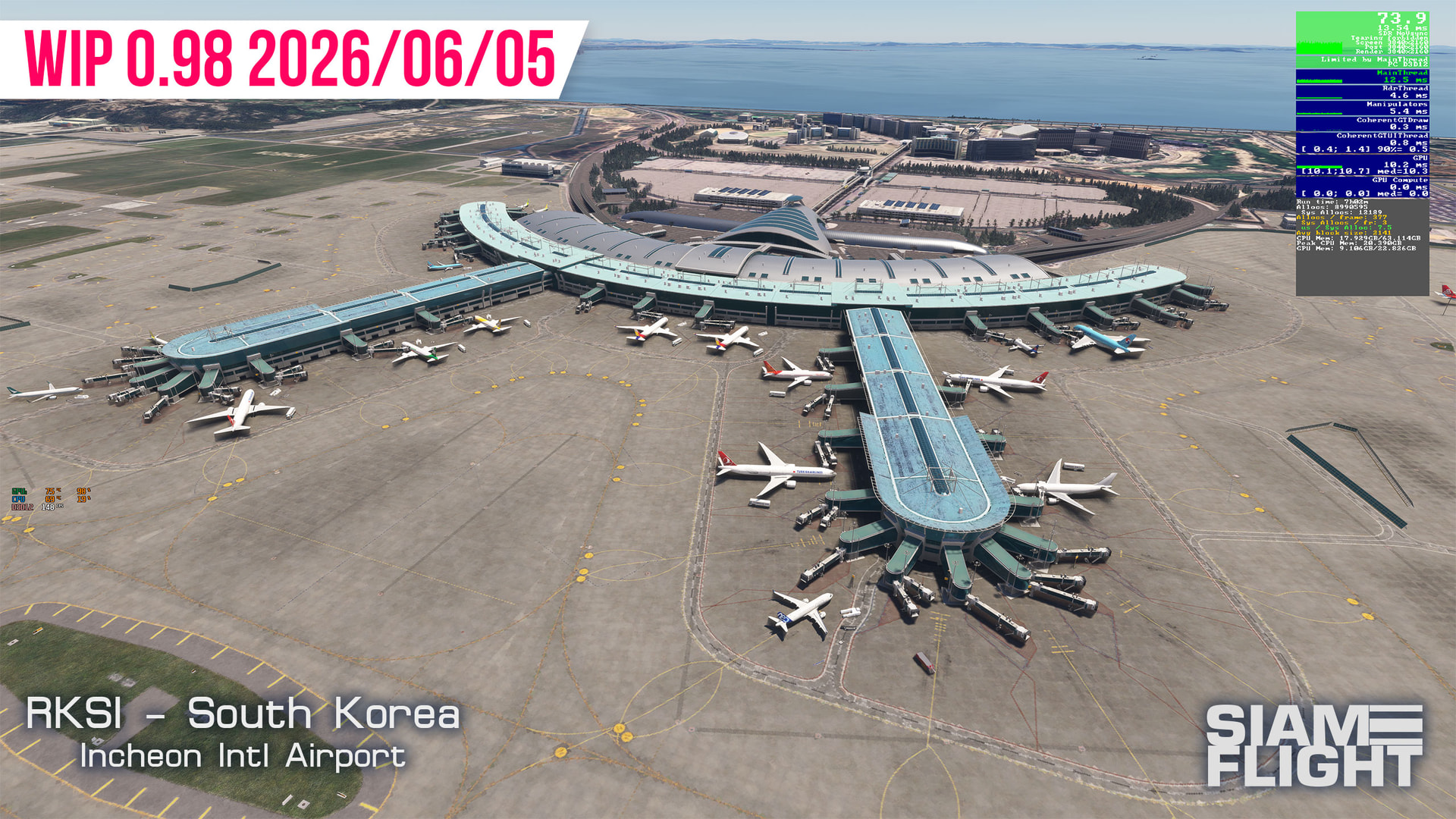 [DevDiary] RKSI Incheon International Airport MSFS | SiamFlight - #25 ...