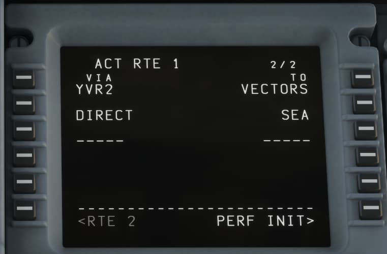 ASOBO 737 FMC RTE Config - Aircraft & Systems - Microsoft Flight ...