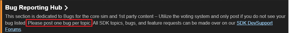 Bug Report