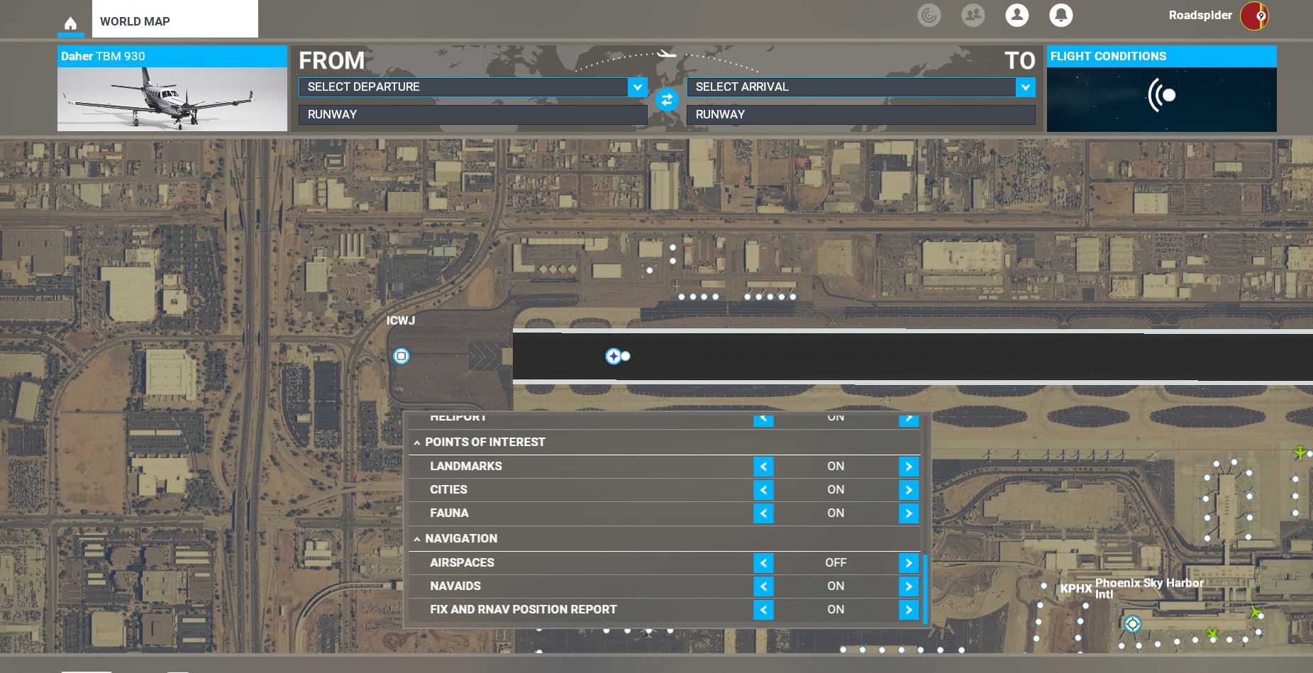 No ILS shown on World Map - User Interface & Activities - Microsoft ...