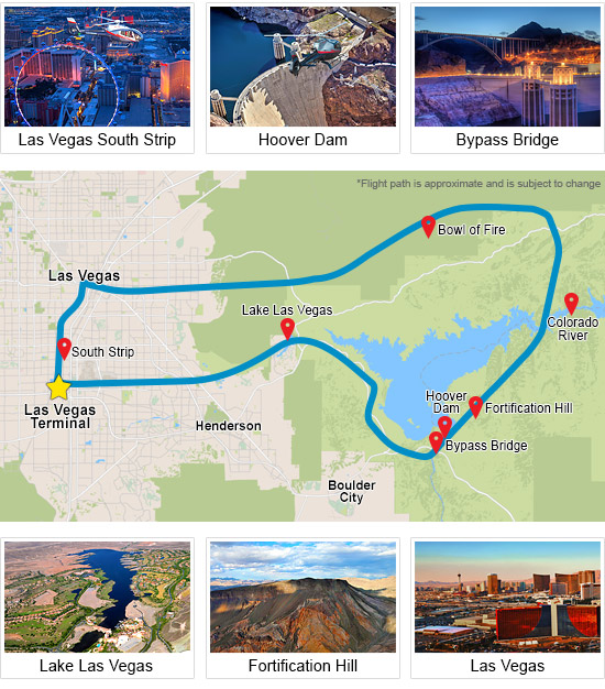 helicopter-ride-las-vegas-hoover-dam-sunset-flight-map