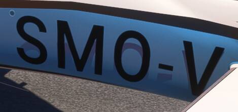 Cirrus SR22 Registration 3 Detail