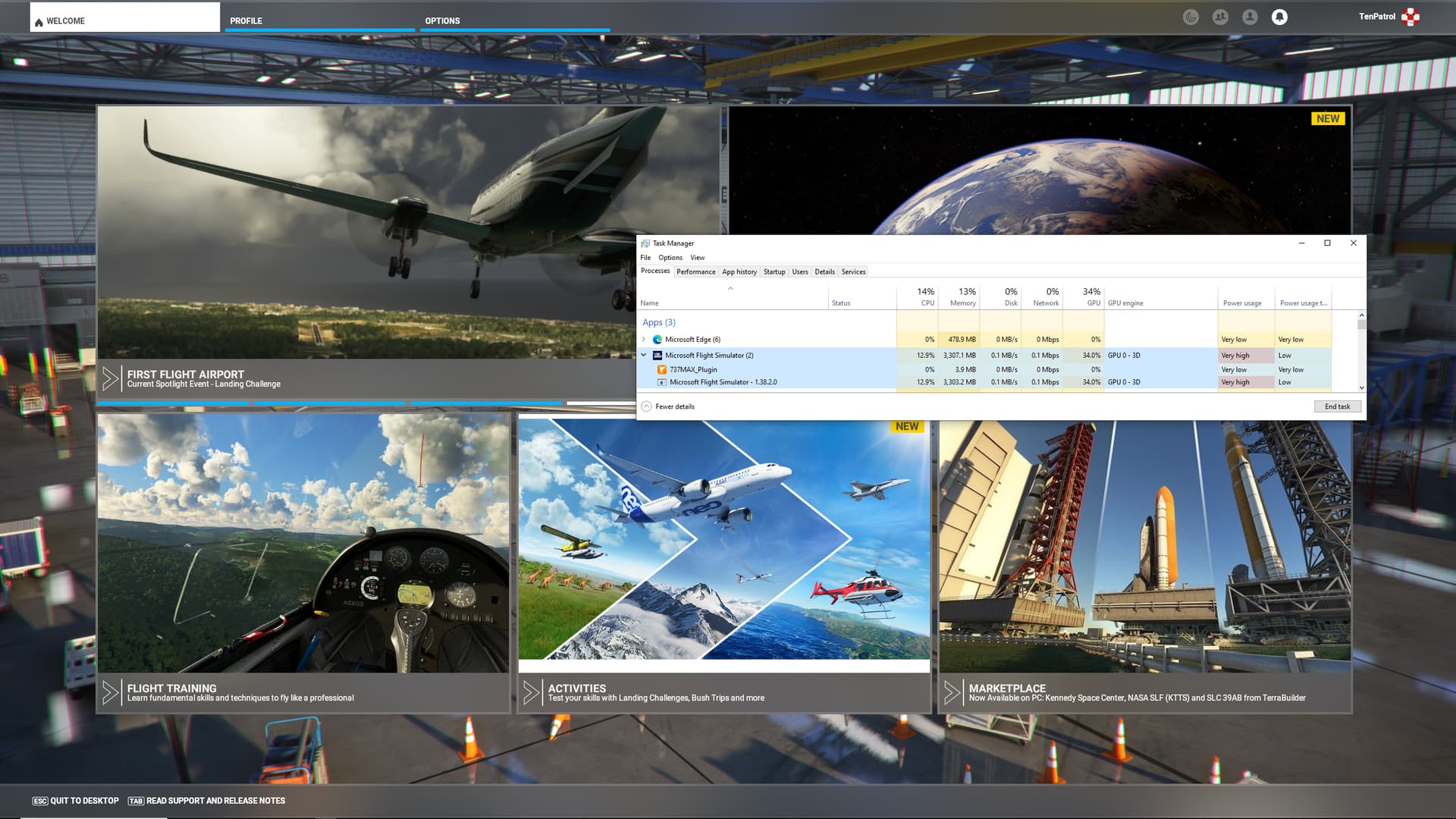 Fs2020 Rendering Problem Unreasonable GPU usage in the menu - Install, Performance & Graphics ...