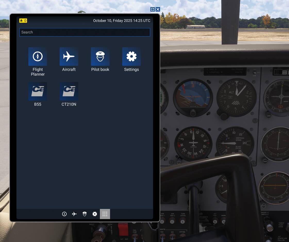 The simulator freezes when changing or resizing the EFB floating window ...
