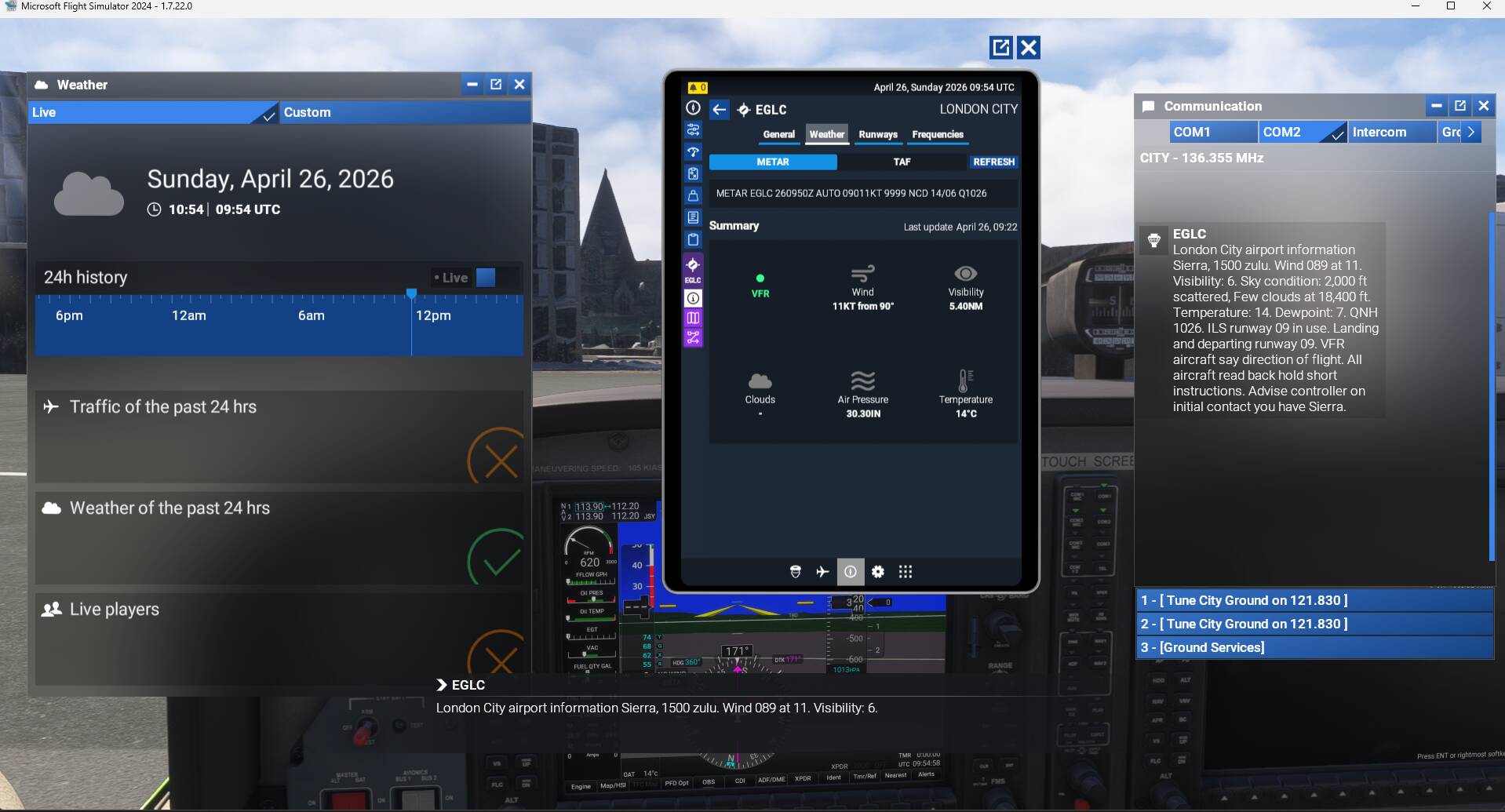 ATIS Not Using Current Simulator Time - ATC, Traffic & NAVAIDs ...