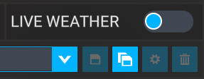Live Weather Toggle Button