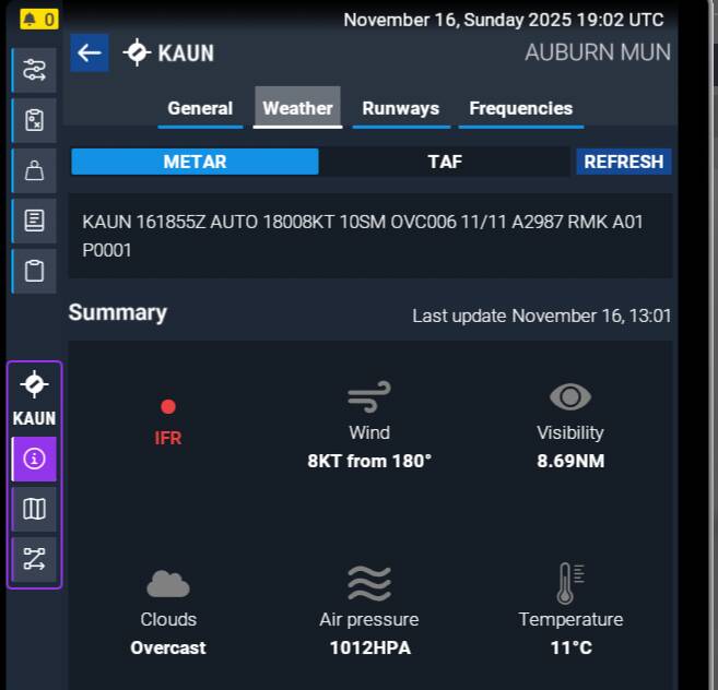 Sim ATIS and METAR on Flight Planner map - Wishlist - Microsoft Flight ...