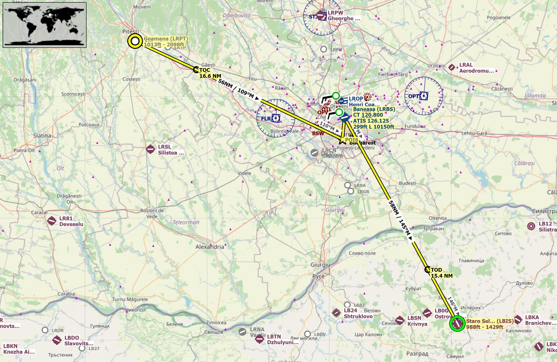 Selishte Map Aussie Group Flights Team: Follow the Orient Express - Geamana to Staro ...