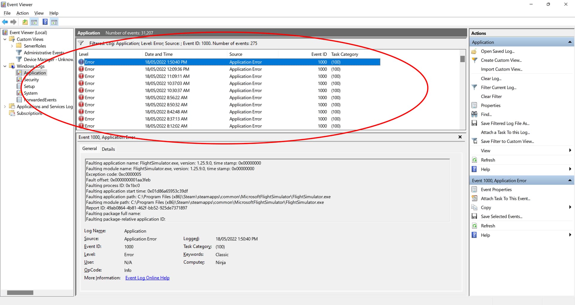 10 CTDs today already! - Crashes (CTDs) - Microsoft Flight Simulator Forums