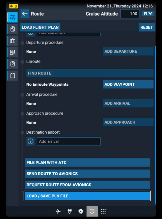 No ability to save flights? - User Interface & Activities - Microsoft ...