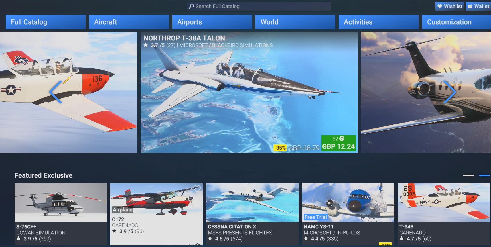 Clean Flight Sim Is there a way to clean out items in the marketplace? - Miscellaneous ...
