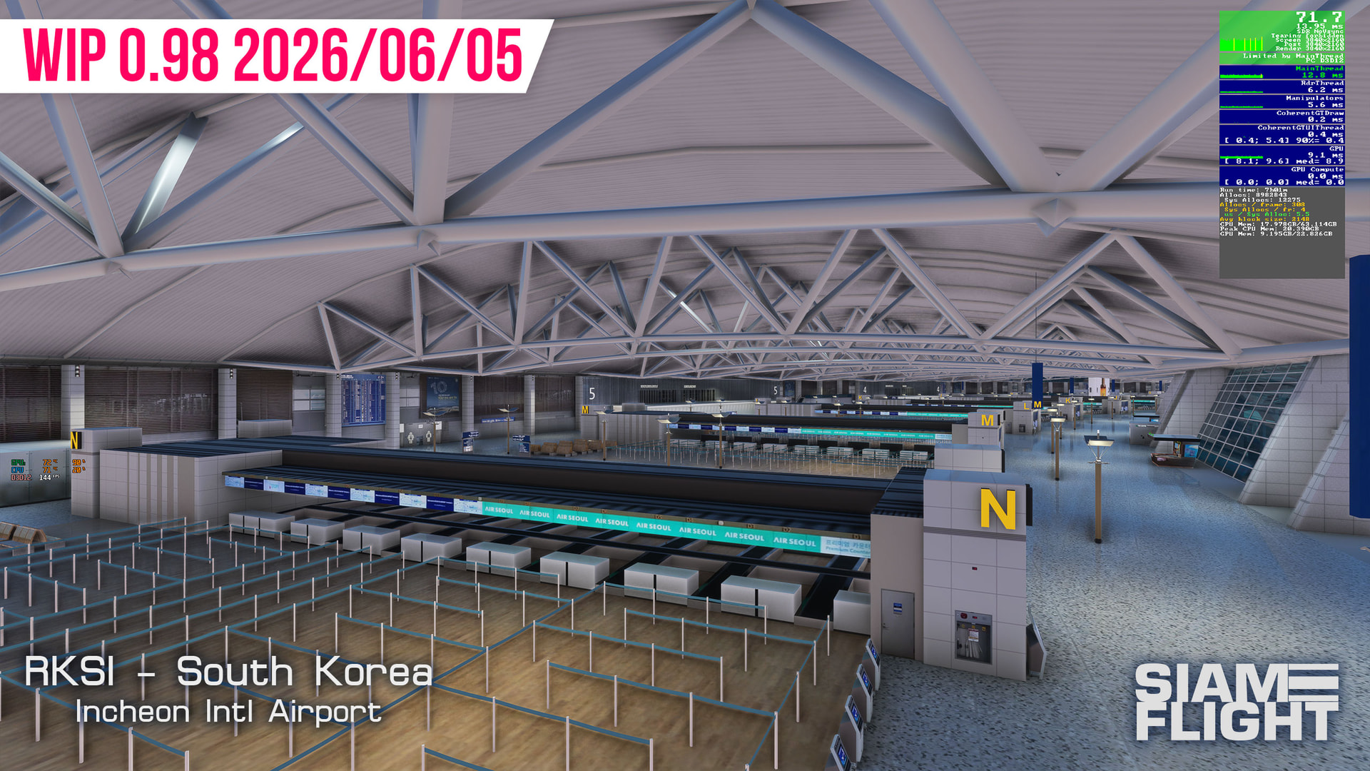 [DevDiary] RKSI Incheon International Airport MSFS | SiamFlight - #25 ...