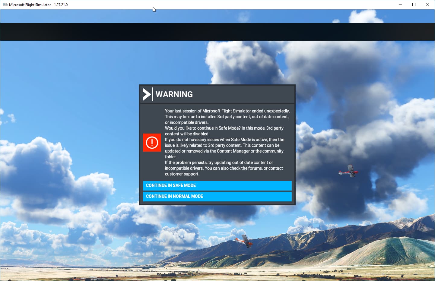 CTD after checking for updates - #67 by ToweringClover1 - Crashes (CTDs ...