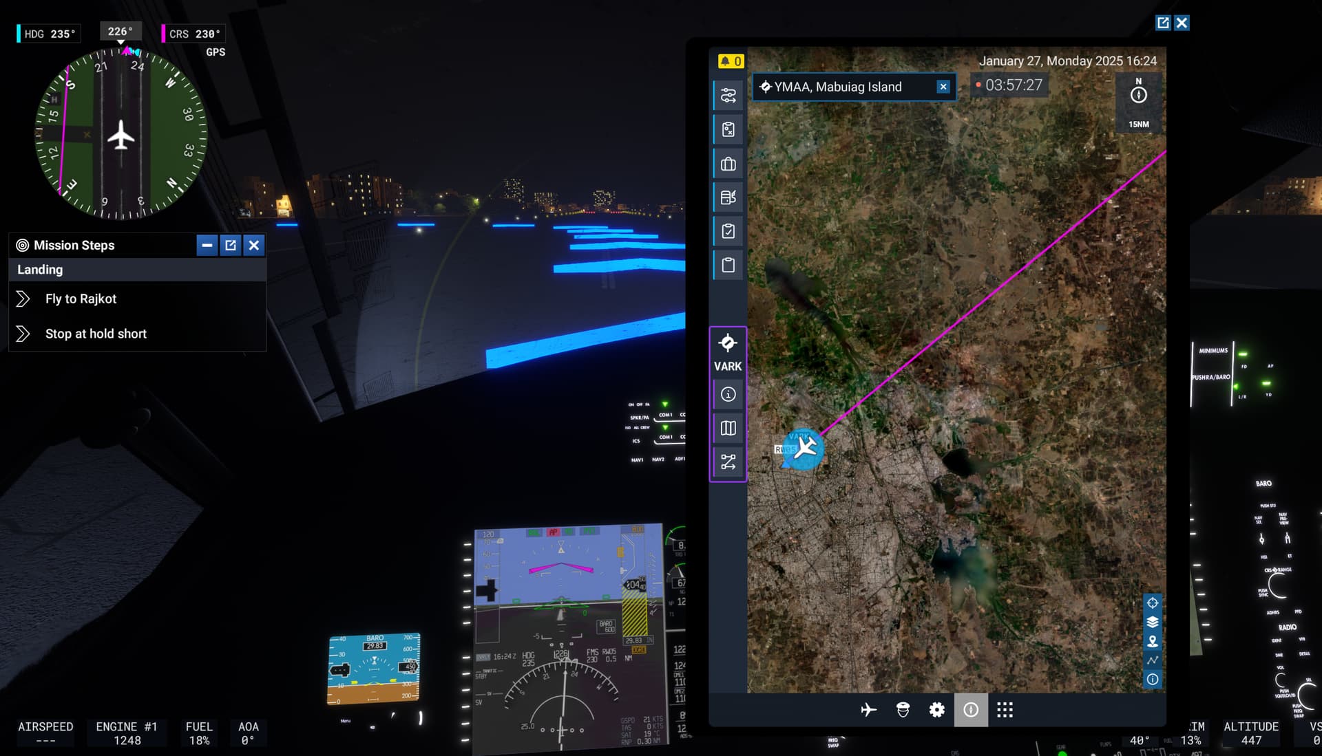 Lights at runways in the night in career - Wishlist - Microsoft Flight ...